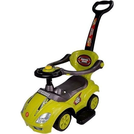 Odrážedlo s posunovačem 3V1 žlutozelené