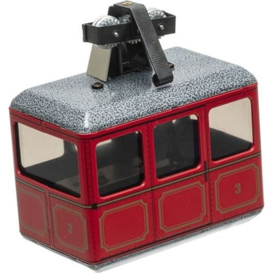 Lanovka - červená na klíček