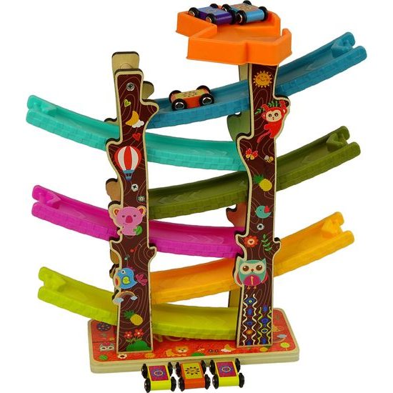 Barevná autodráha - strom