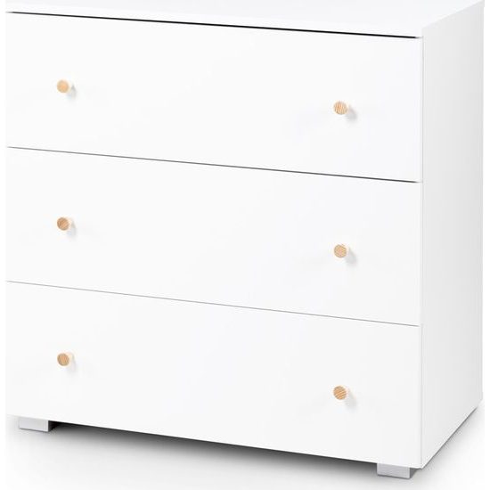 Přebalovací komoda Klups KAROLINA bílá-borovice