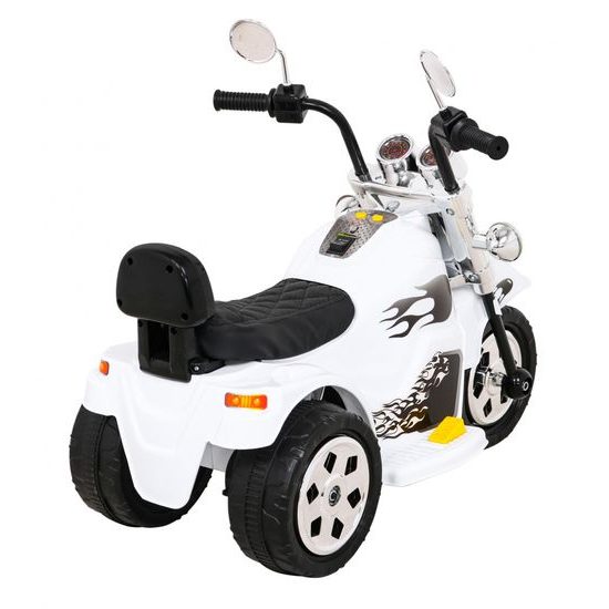 Dětská elektrická tříkolka Hot Chopper bílá
