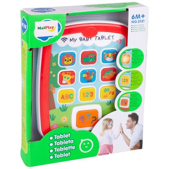 Huile Toys interaktivní dětský tablet pro nejmenší MyBaby Tablet