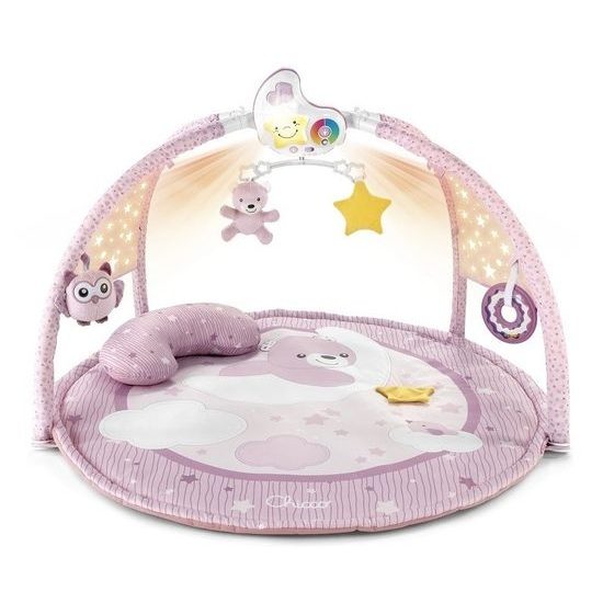 Chicco hrací deka s projekcí a melodiemi růžová