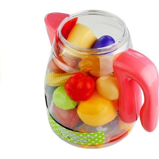 Plastové potraviny ve džbánu - 50 prvků