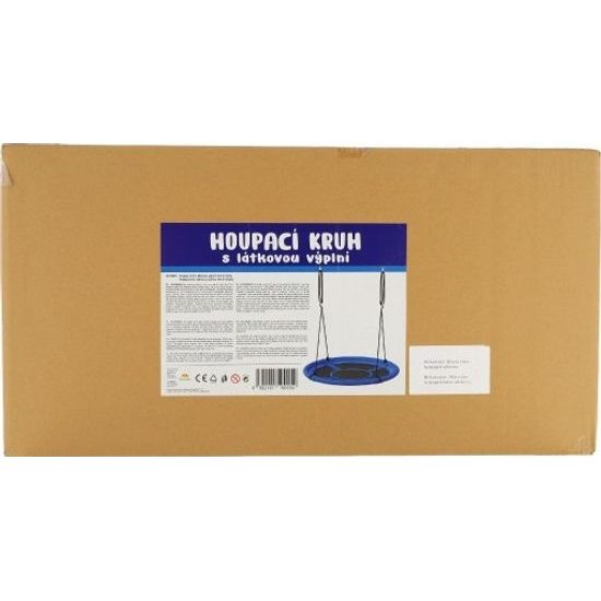 Houpací kruh modrý 100 cm - látková výplň