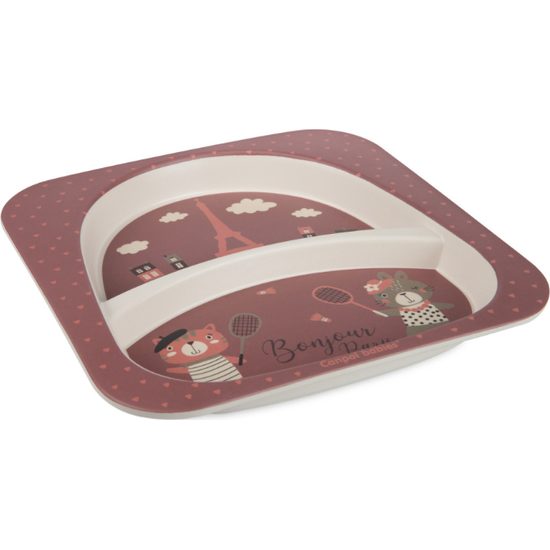 CANPOL babies Sada nádobí BONJOUR PARIS 5ks červená