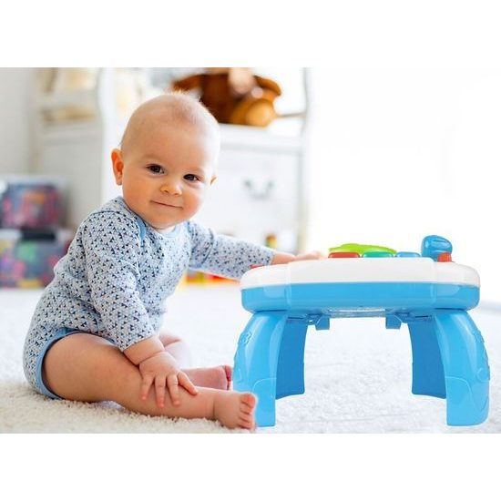 Edukačný stolček s klavírom a volantom 2v1 Drive Table