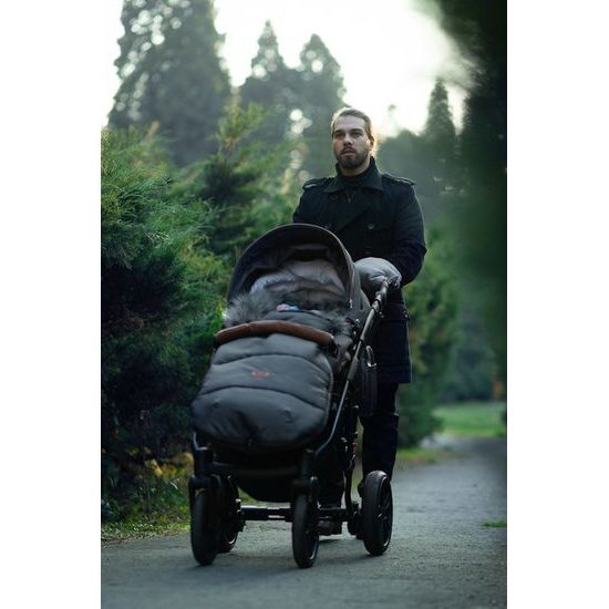 Rukávník na kočárek Minky - černý