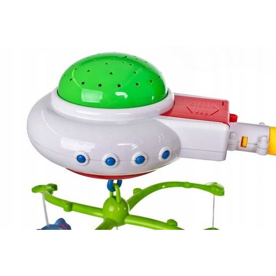 Doris kolotoč nad postýlku s projektorem Crib Bell
