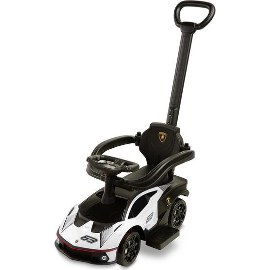 Odrážedlo s vodící tyčí Lamborghini Essenza white