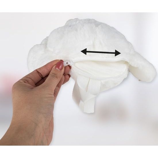 Plyšový batůžek bílý Králíček