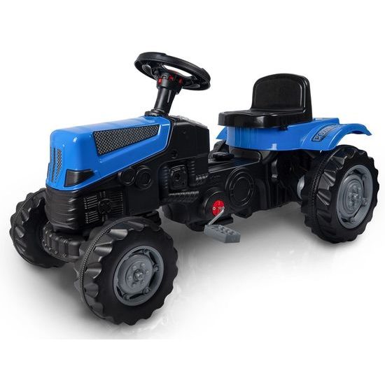 Dětský šlapací traktor s vlečkou Active Pedal modrý