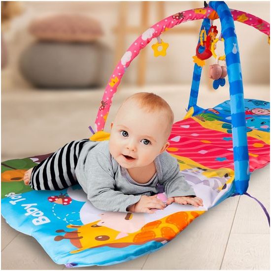 Hrací deka 4v1 s tunelem a hrazdičkou Activity Gym