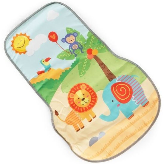 Haunger chodítko 2v1 s hrací dekou a piankem Rack Walker - oranžové