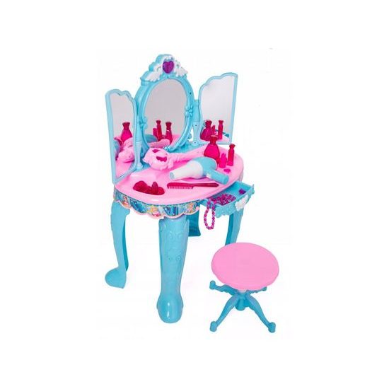 Doris dětský toaletní stoleček Magické zrcadlo modrý