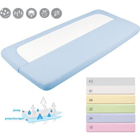 Prostěradlo 120x60 cm nepromokavé jersey bílé