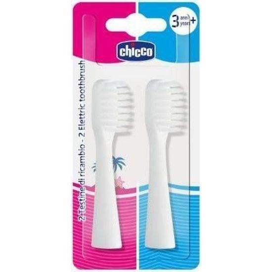 Chicco Náhradní hlavice na elektrický kartáček 36m+, 2ks