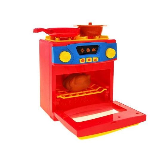 Majlo Toys dětská trouba se sporákem Red Oven