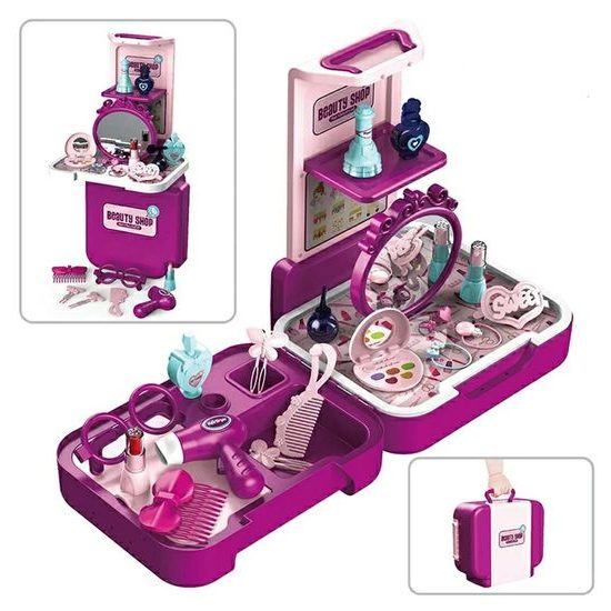 Dětský salón krásy v kufříčku Beauty Shop