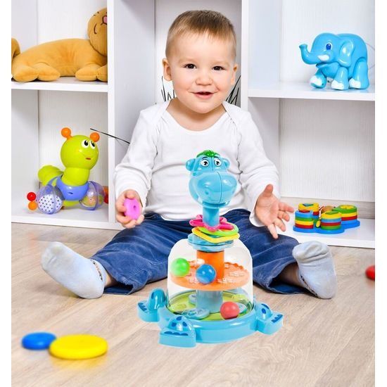 Rotující hračka pro nejmenší Hippo Spinner