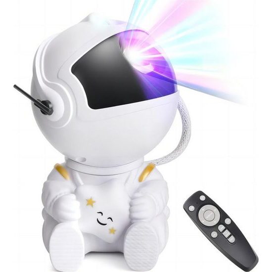 Projektor astronaut s LED Star USB dálkovým ovladačem