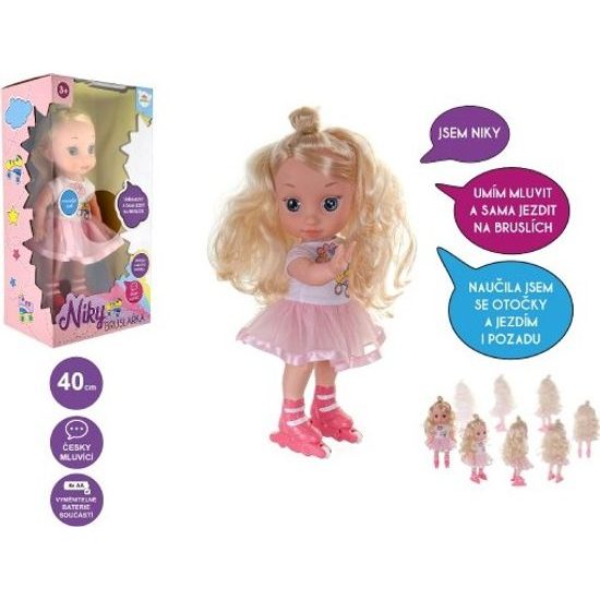 Panenka Niky bruslařka - na baterie