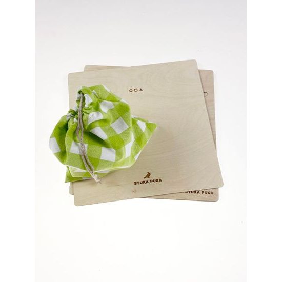 Montessori přesypávání - šnek- dřevěné edukativní puzzle