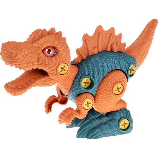 Montážní sada Dinosauří svět se šrouby a vrtačkou