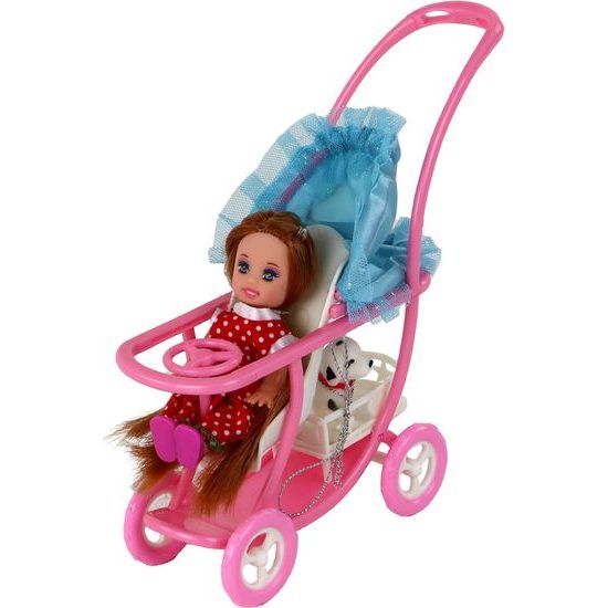 Těhotná panenka Lucy s miminky a doplňky