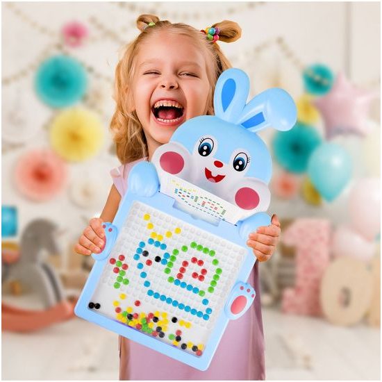 Magnetická tabulka Zajíček - modrá