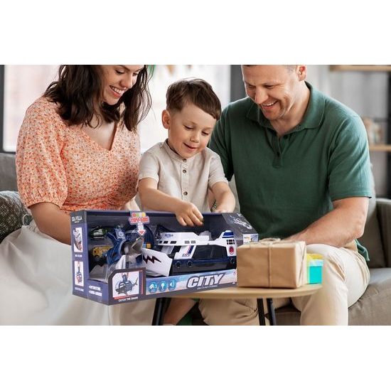 Loď na baterie s příslušenstvím Shark Boat