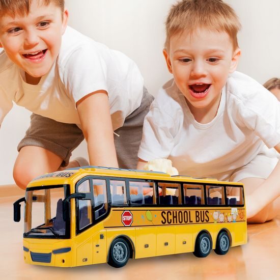 Autobus na dálkové ovládání School Bus 1:30