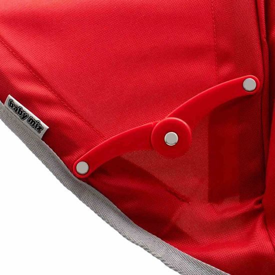 Baby Mix dětská tříkolka s LED světly Lux Trike červená