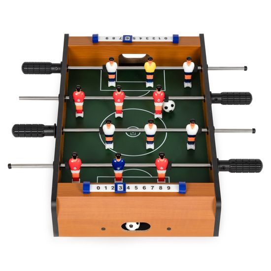 Ecotoys stolní fotbálek 50x30 cm hnědý