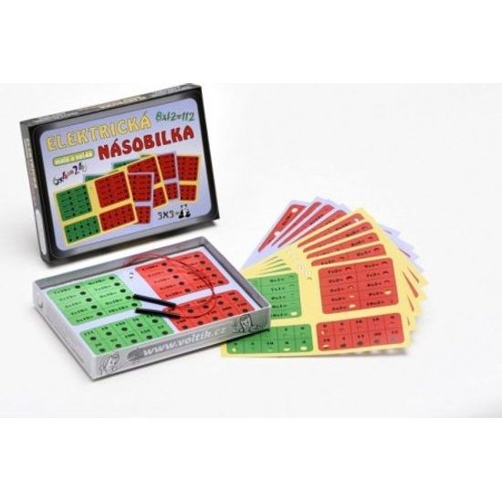Elektrická násobilka - společenská hra na baterie