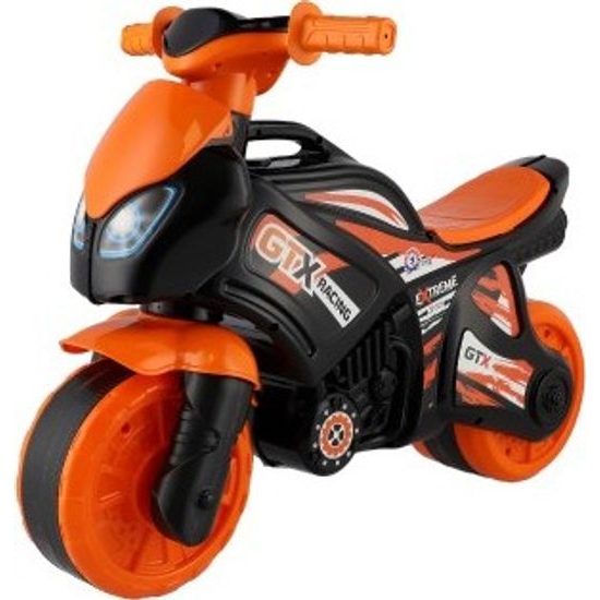 Odrážedlo motorka oranžovo-černá