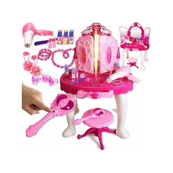 POŠKOZENÝ OBAL Doris dětský toaletní stoleček Kouzelné zrcadlo