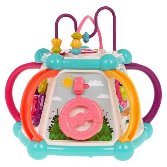 Multifunkční kostka pro nejmenší se zvuky a světly Magic Cube