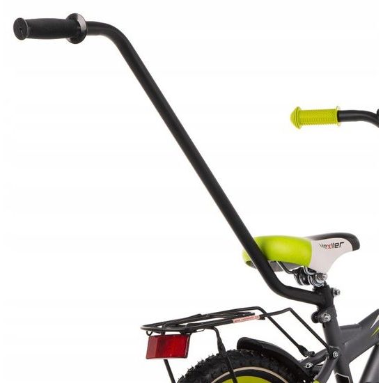 Mexller dětské kolo BMX 16" s vodící tyčí šedé