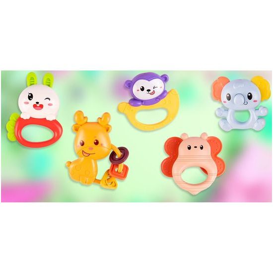 Kolotoč nad postýlku s melodiemi, projektorem a dálkovým ovládáním Veverka