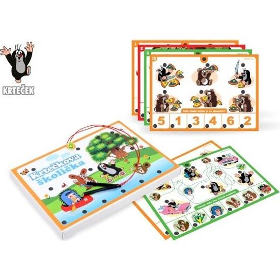 Krtečkova školička - společenská hra - Voltík na baterie