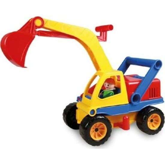 Auto bagr s figurkou