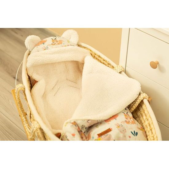 Zimní fusak do kočárku/ do autosedačky - srnky