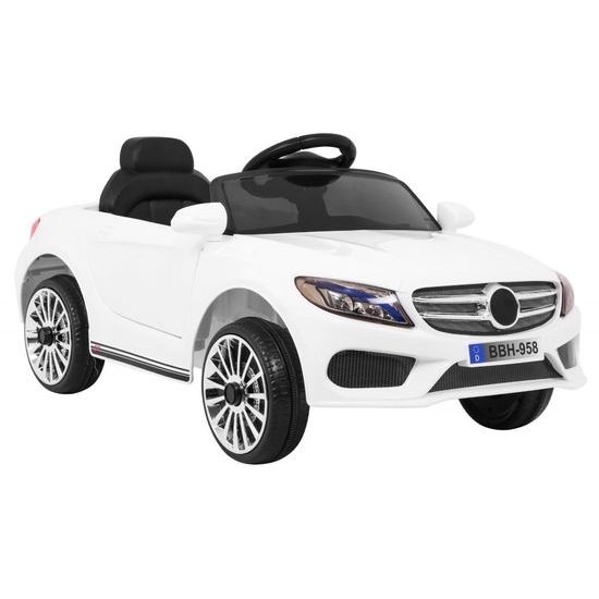 Dětské elektrické autíčko Best bílé