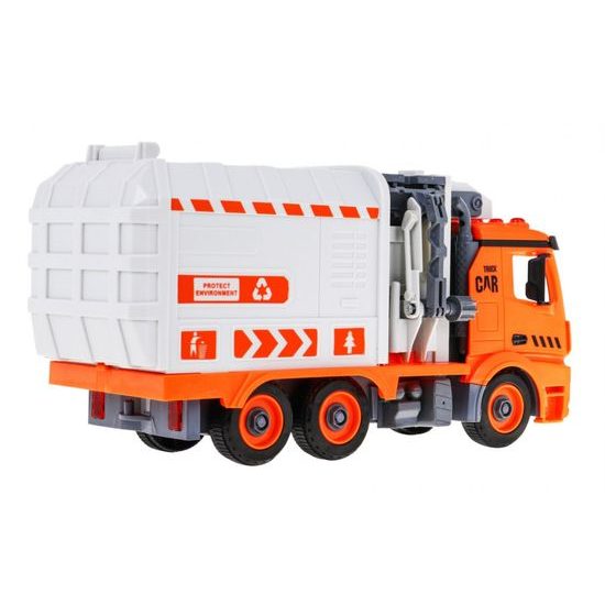 Šroubovací popelářské auto s kontejnery Garbage Truck