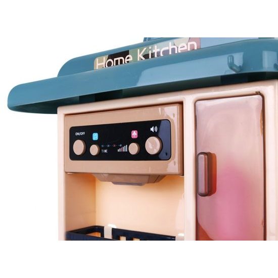 Majlo Toys dětská kuchyňka se zvuky a párou- šedá