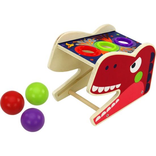 Dřevěný xylofon 2v1, Dinosaurus