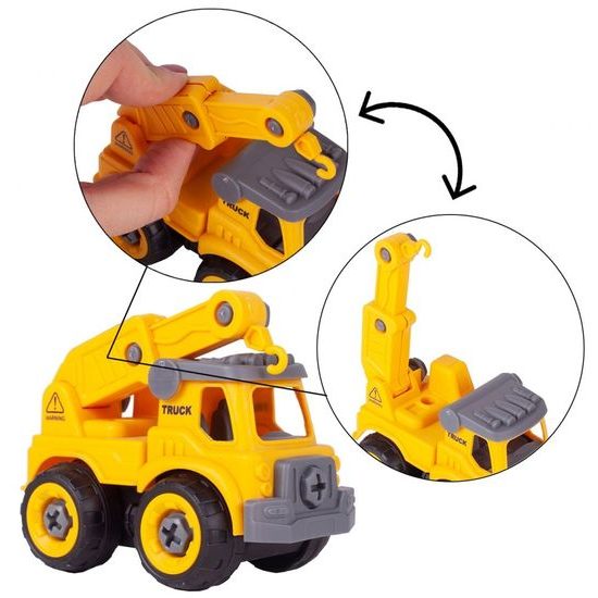 Sestava 4 šroubovacích autíček DIY Cars