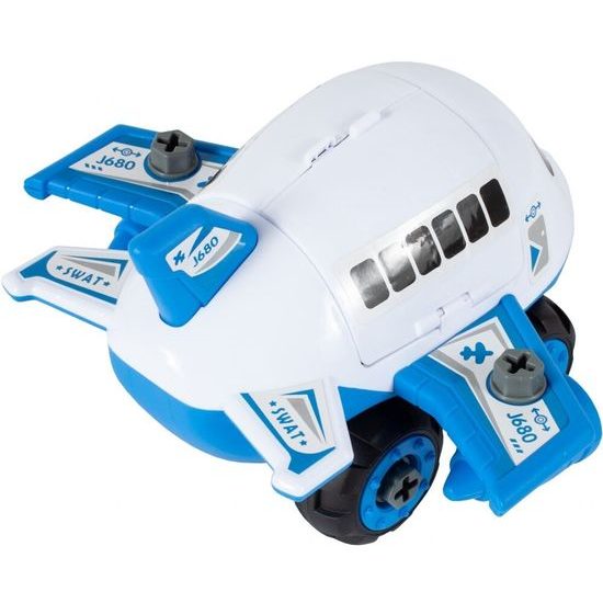 Dětské šroubovací letadlo s autíčky Plane Storage