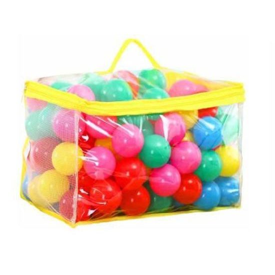 Ecotoys sada barevných míčků do stanu 100 ks